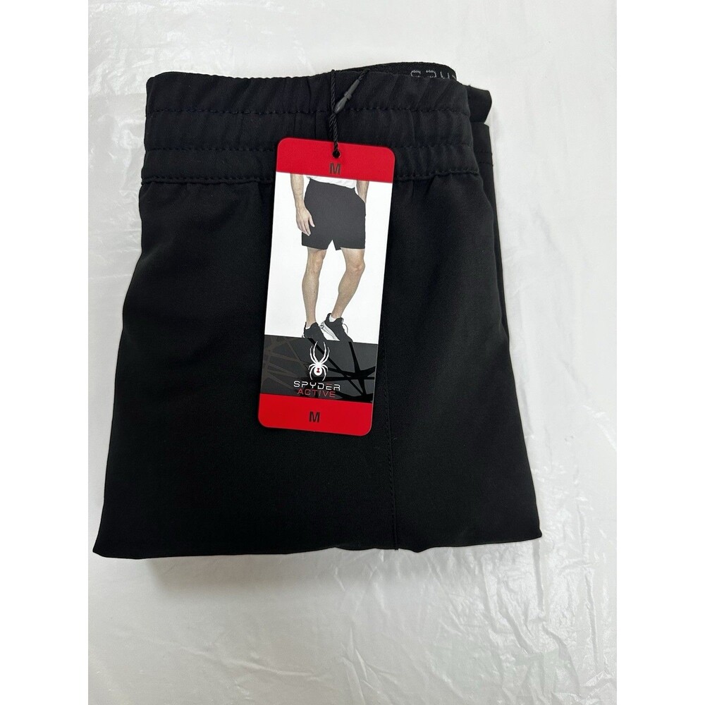 Spider Active Men’s Short Black 7’’ Inseam Size M